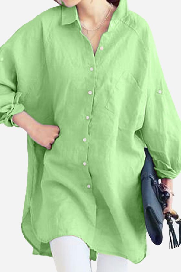 Oversized Linen Shirt