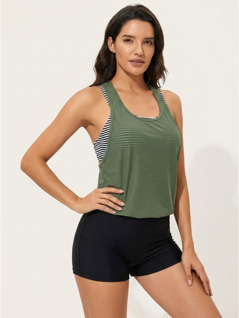 Three-Piece Open-Back Swim Set