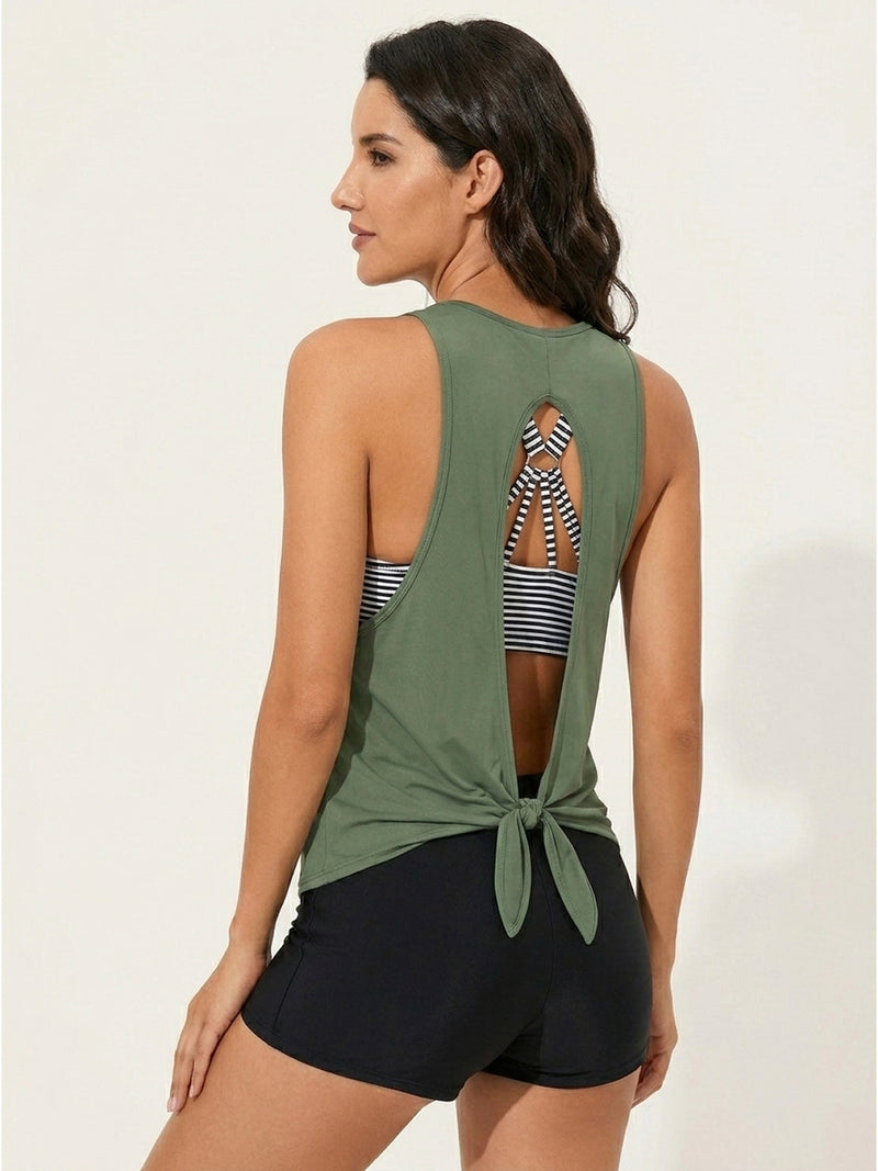 Three-Piece Open-Back Swim Set