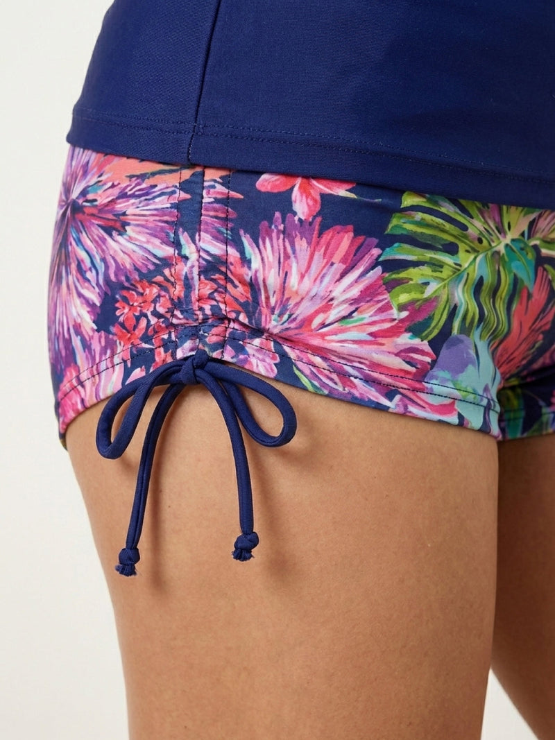 Tropical Print Rash Guard Set