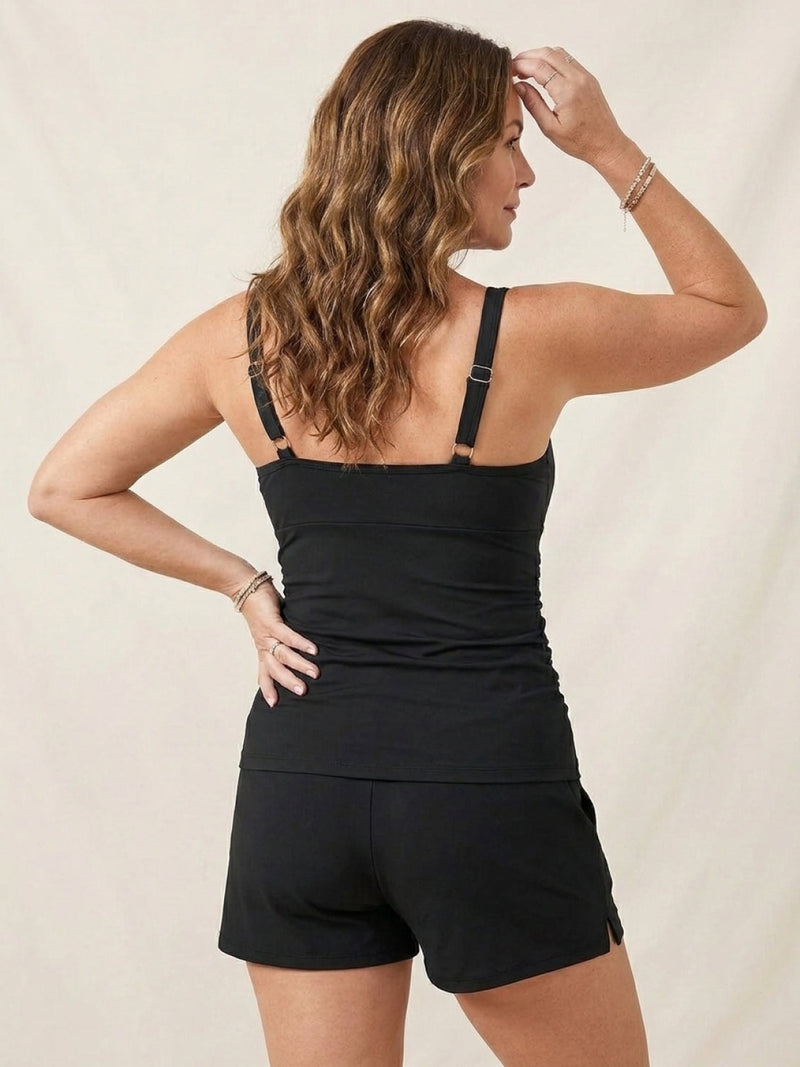 Classic V-Notch Tankini Set