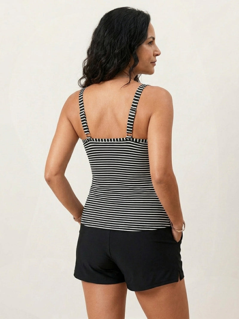 Classic V-Notch Tankini Set