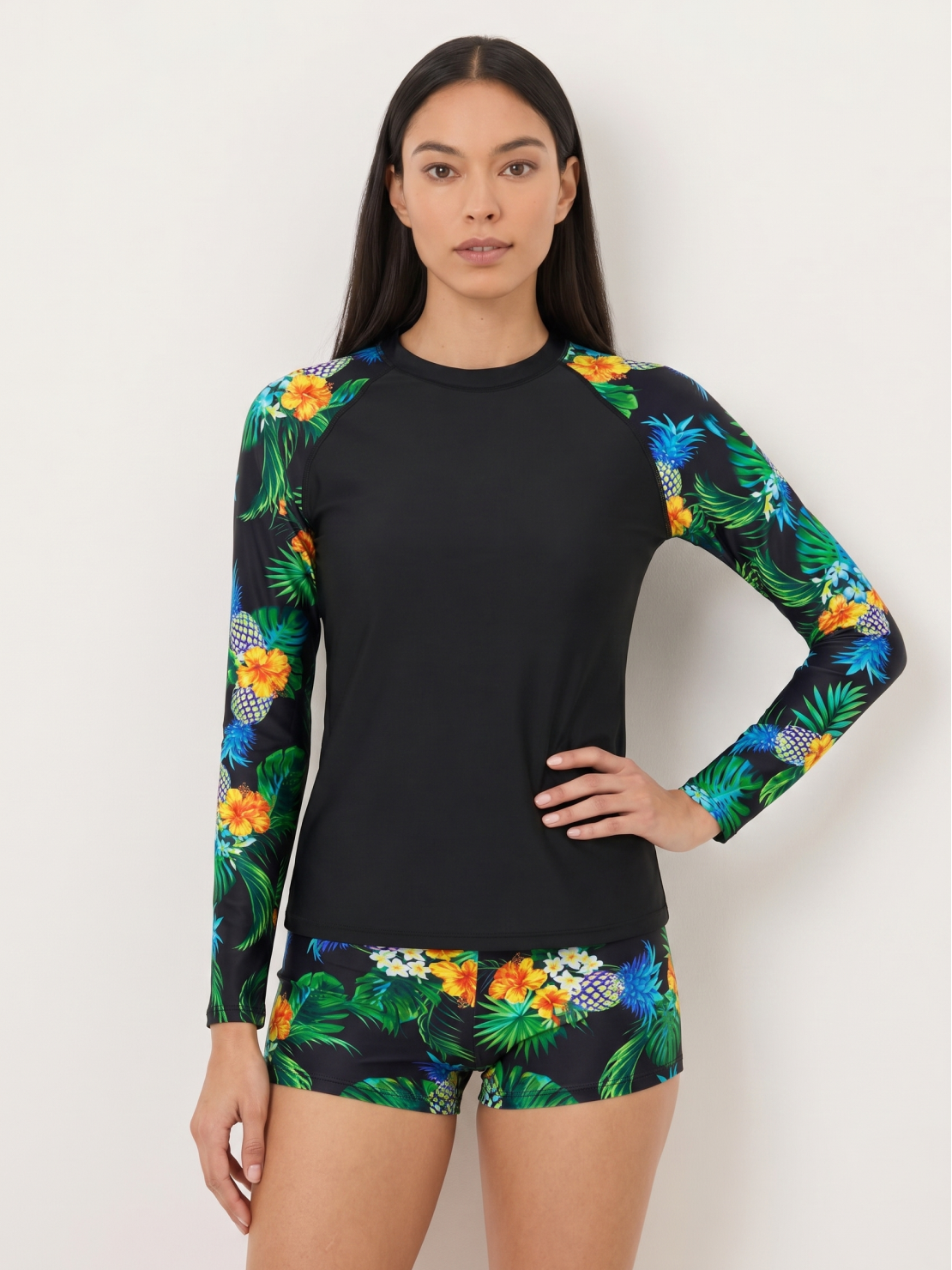 Women Rash Guard Swimsuit