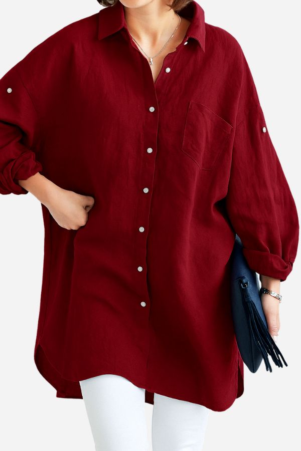 Oversized Linen Shirt
