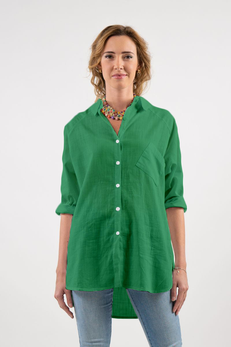 Oversized Linen Shirt