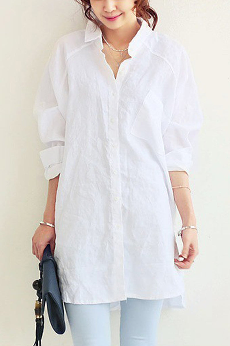 Oversized Linen Shirt
