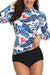 Two-Piece Long Sleeve Rash Guard