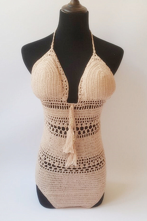 Crochet One Piece Swimsuit