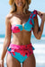 Large Ruffled Lace-Up Bikini