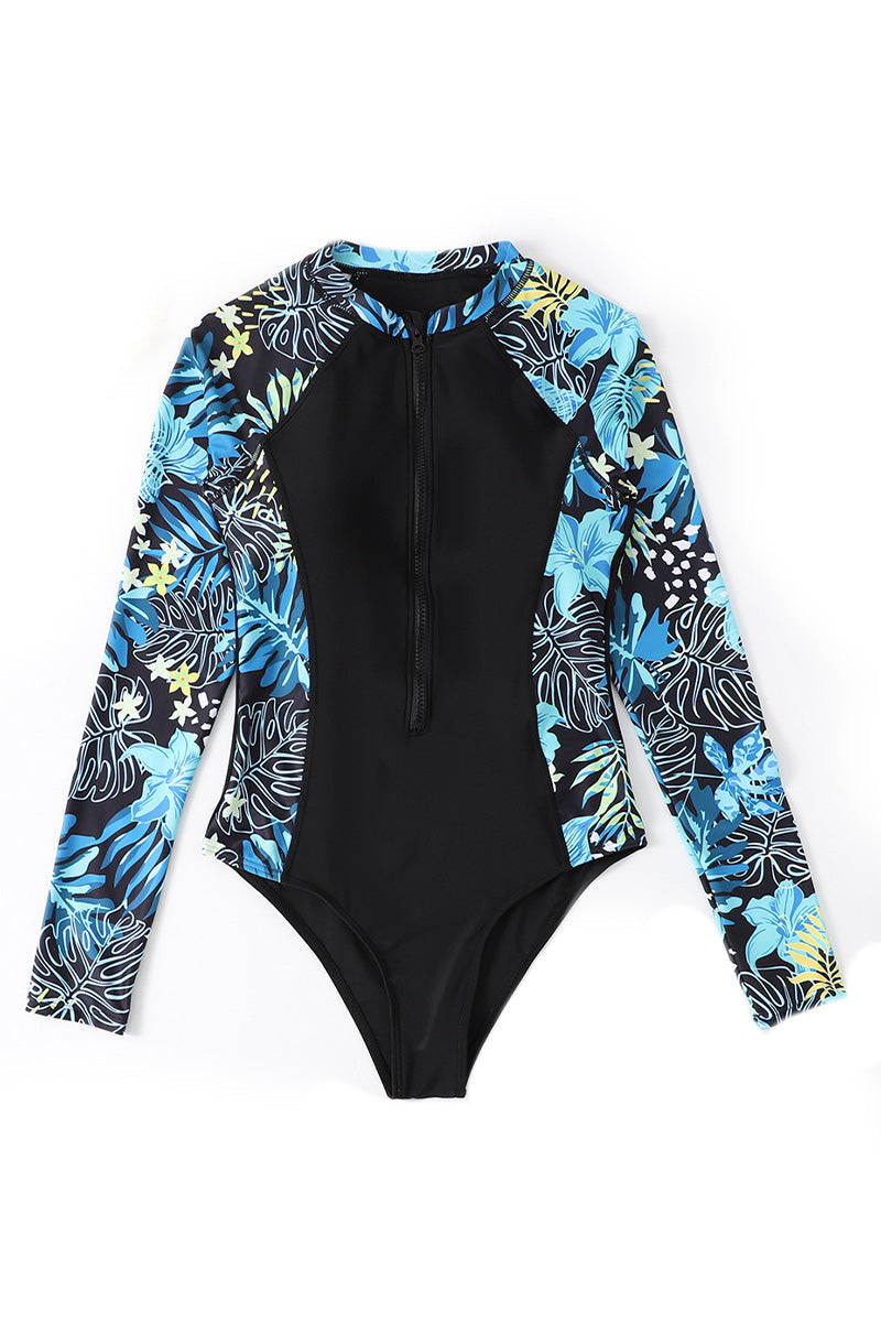 Tropical One-Piece Bodysuit Rashguard