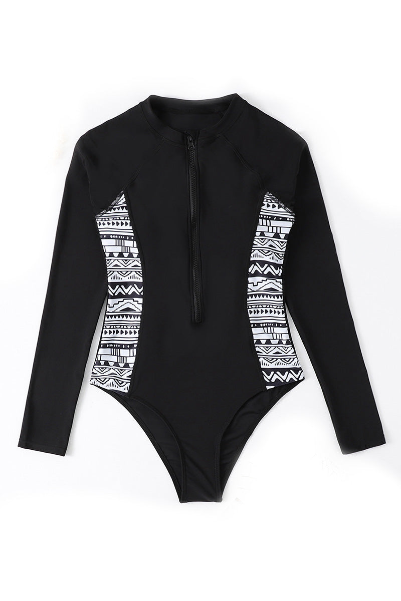 Tropical One-Piece Bodysuit Rashguard