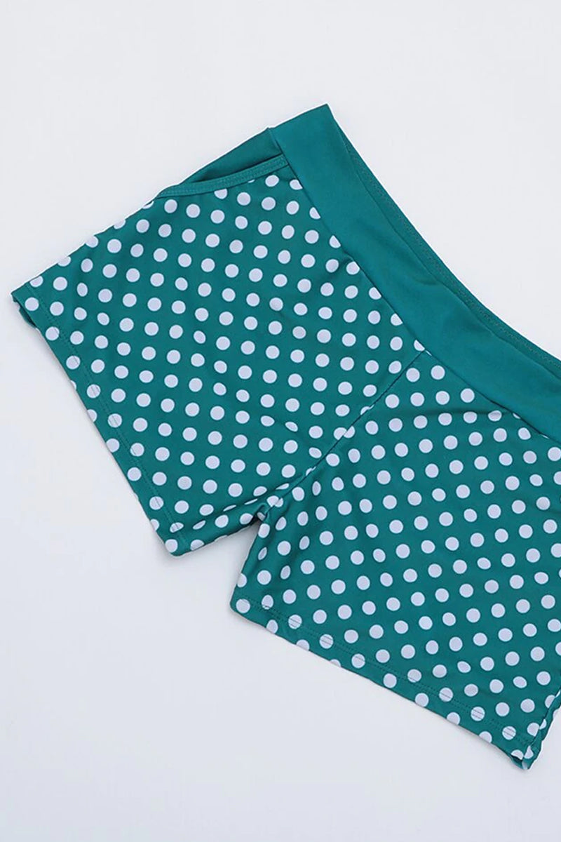 Polka Dot Push Up Tankini