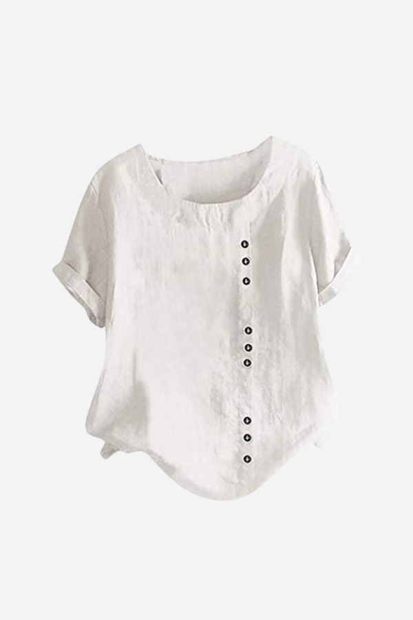 Breezy Button Tee