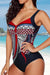 Retro Print Backless Monokini