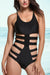 Cut-Out Panel Body-Con Swimsuit