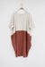 Oversized Tshirt Dress in Colour Block